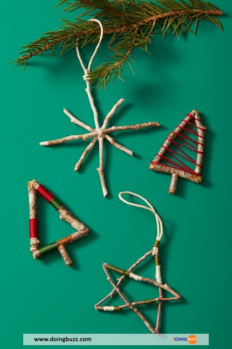 Rustic Christmas Decorations Twig Ornaments 1602532035