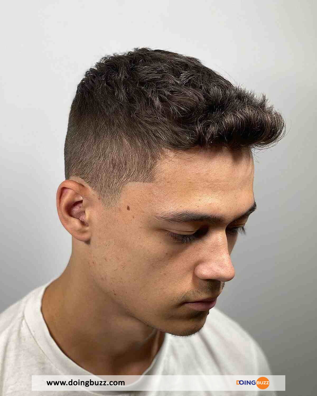 Short Crop Cut With Tapered