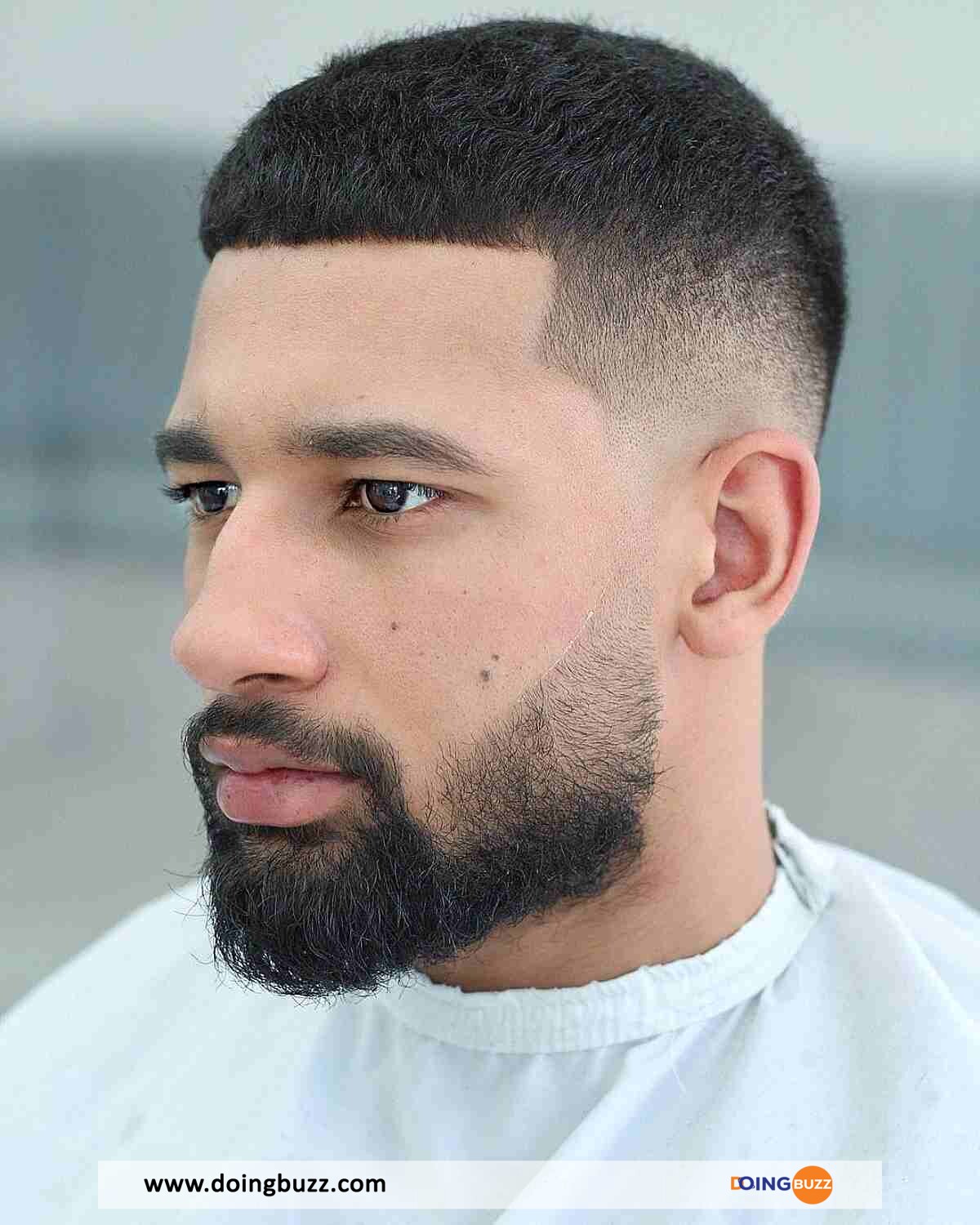 Short Crop Taper Fade With Line Up