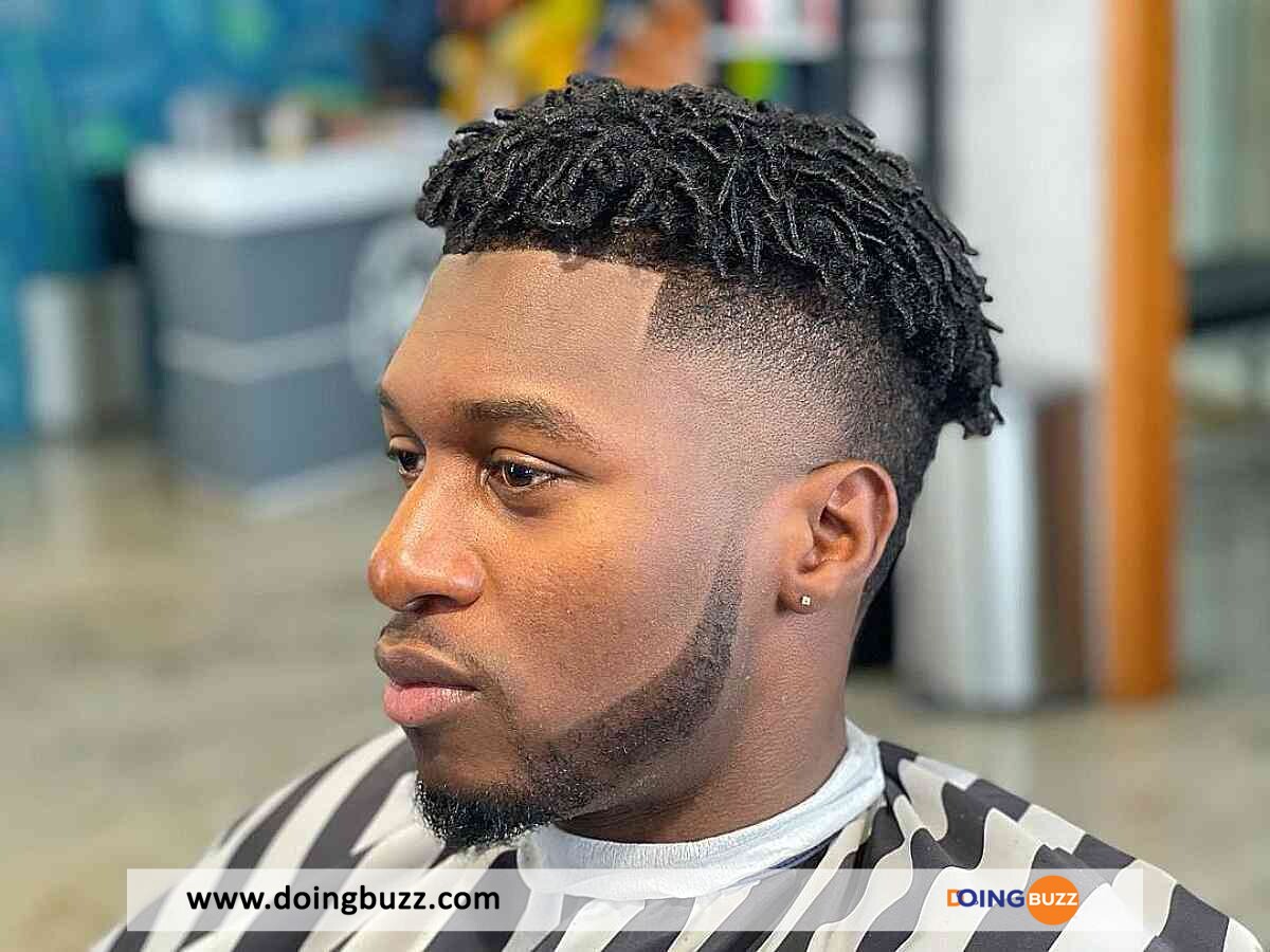 Short Dreads With Taper Fade Haircut