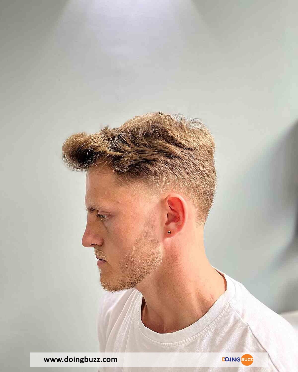 Tapered Layered Crop With Fades Sides