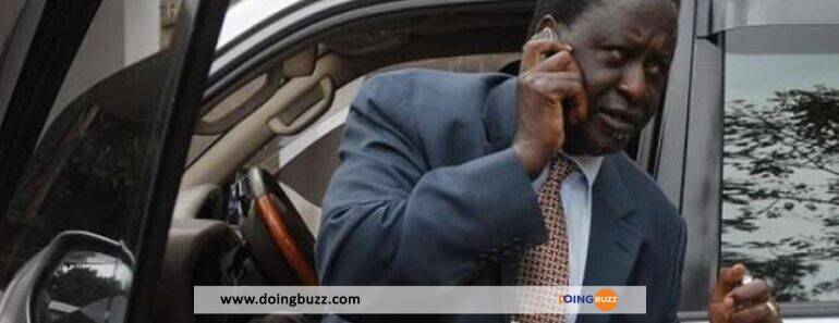 Kenya : Le Téléphone De Raila Odinga, Chef De L&Rsquo;Opposition, Devient Viral (Video)