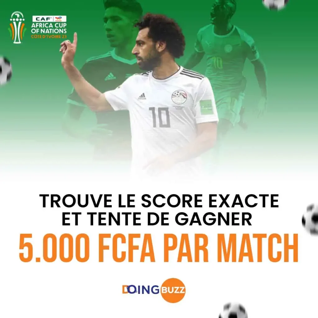 ???? Pronostiquez et Gagnez  CAN 2023: Qui Remportera 5000 FCFA Aujourd&rsquo;hui sur Doingbuzz ? ????
