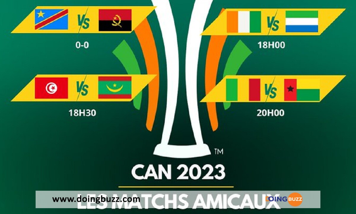 Can 2023 : Découvrez Tous Les Matchs Amicaux Avant La Coupe !