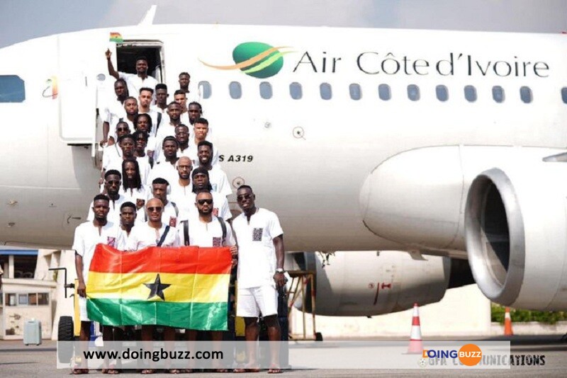 Can 2023 : Les Black Stars Du Ghana Sont Arrivés À Abidjan Dans Cette Tenue ! (Vidéo)