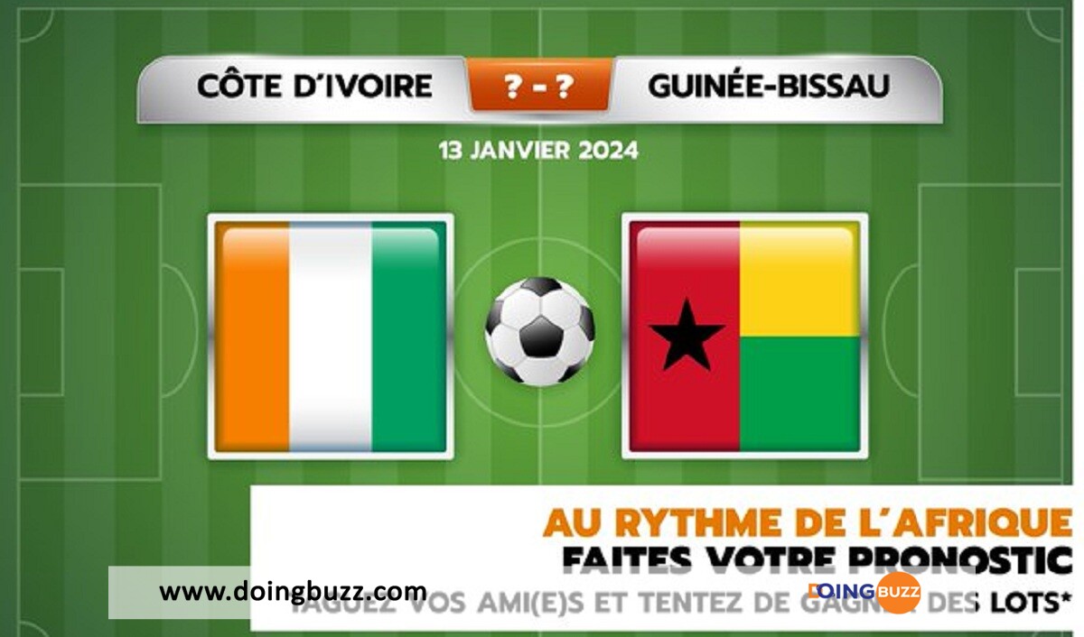 Can 2023 (Côte D’ivoire Vs Guinée-Bissau) : Faite Votre Pronostic Et Gagnez 5.000F !