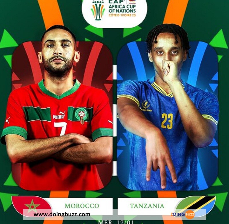 Can 2023 (Maroc-Tanzanie) : Voici Les Chaines Qui Diffusent Le Match En Direct !
