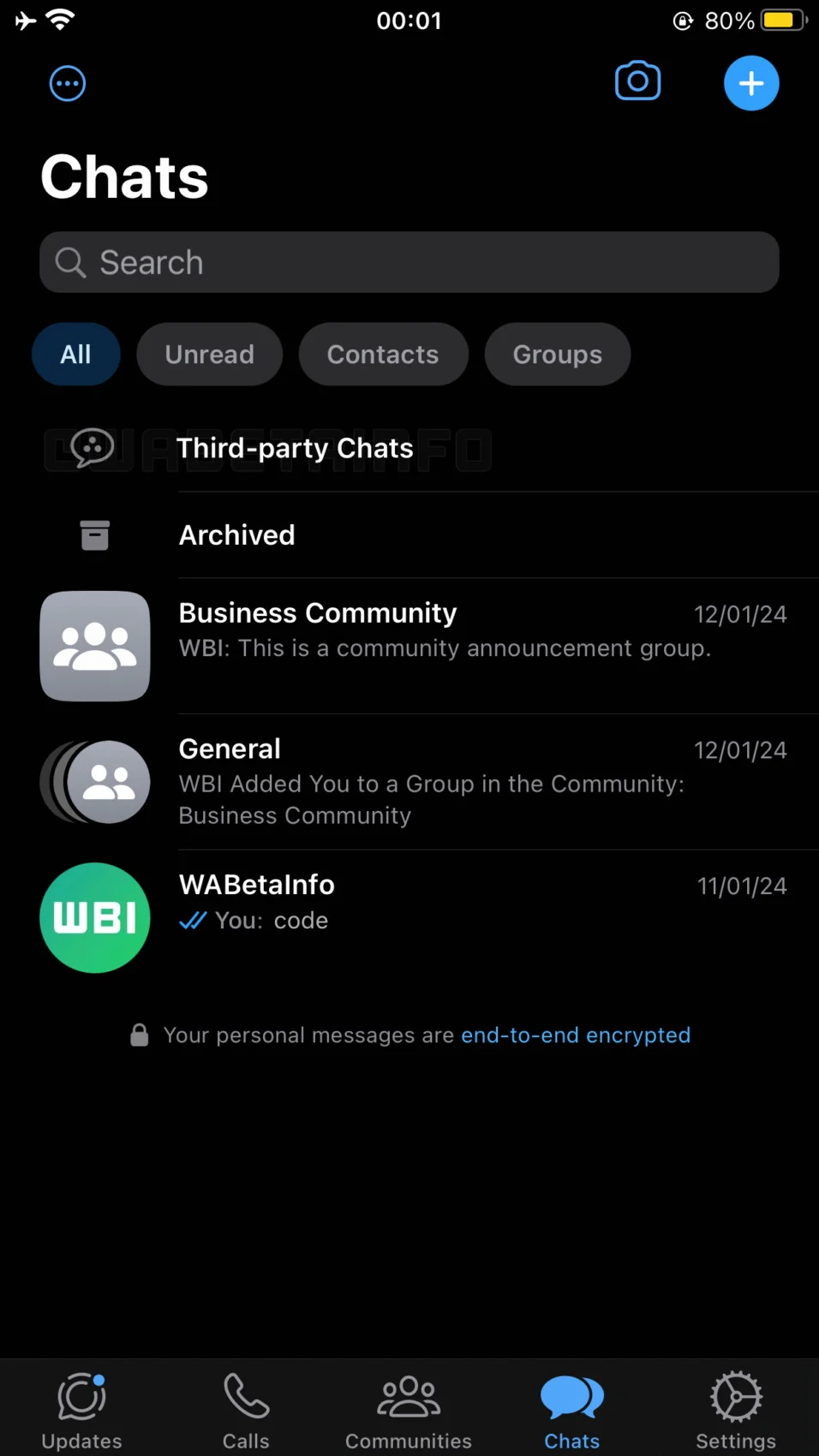 Whatsapp Third Party Chats Doingbuzz