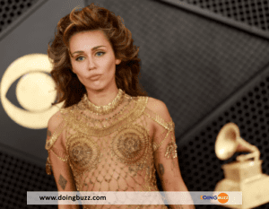 Miley Cyrus Partiellement « Nµe » Sur Le Tapis Rouge Des Grammy Awards (Photos)