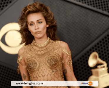 Miley Cyrus Partiellement « Nµe » Sur Le Tapis Rouge Des Grammy Awards (Photos)