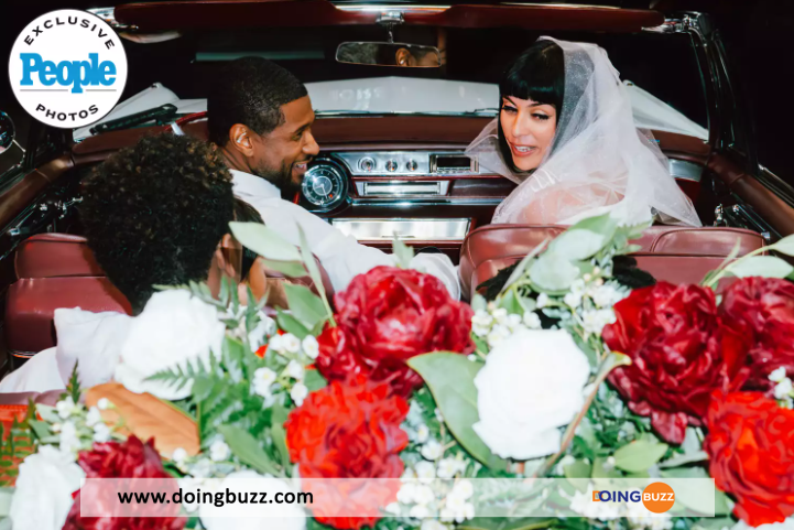 Mariage Secret D'Usher Et Jennifer Goicoechea : Photos Officielles Exclusives