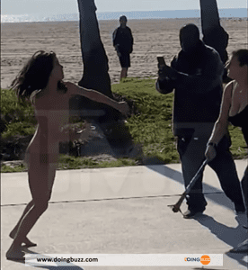 Video – Une Femme Nue Se Bagarre Dans Les Rues De Los Angeles