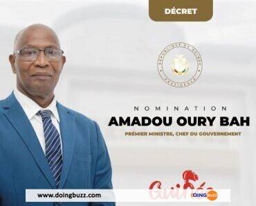 <span class="label A la Une">A la Une</span> Amadou Oury Bah nommé Premier ministre en Guinée (vidéo)