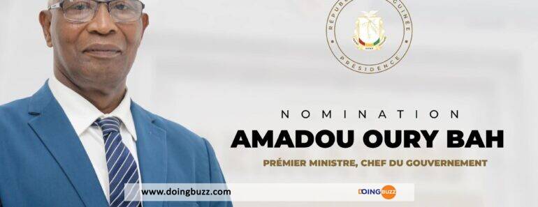 Amadou Oury Bah Nommé Premier Ministre En Guinée (Vidéo)