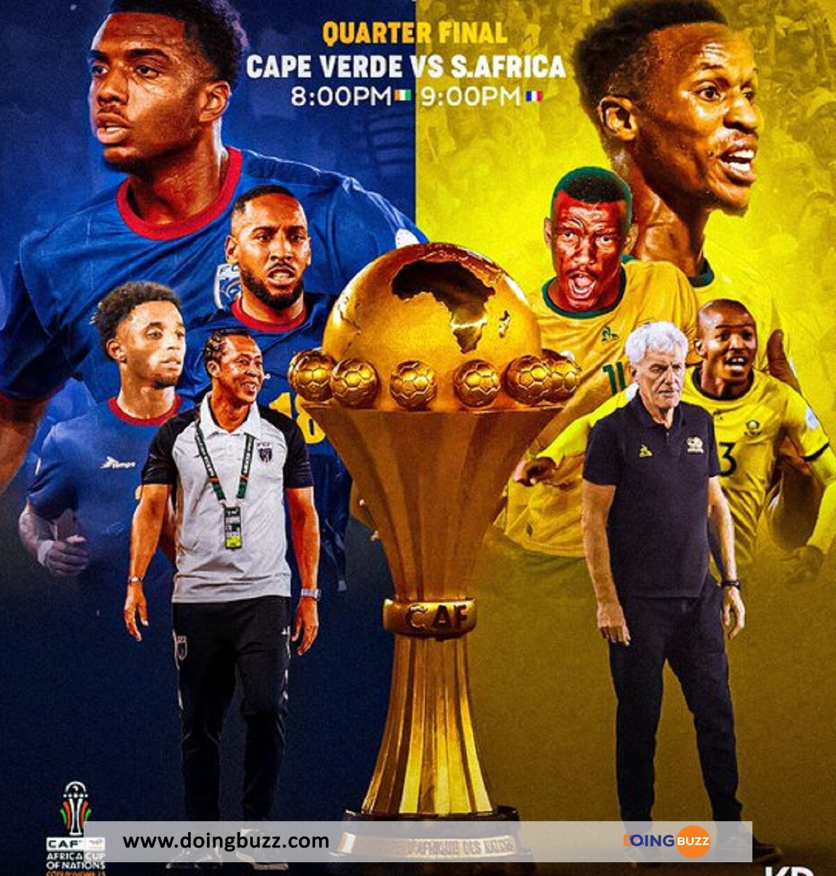 Can 2023 (Cap-Vert-Afrique Du Sud) : L'Heure Et La Chaîne De Diffusion Du Match !