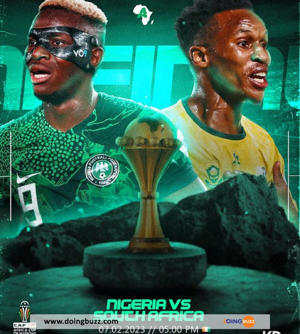 CAN 2023 (Nigeria - Afrique du Sud) : l'heure du match de demi-finale !