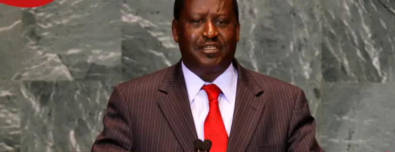 Raila Odinga Annonce Sa Candidature À La Présidence De La Commission De L&Rsquo;Union Africaine