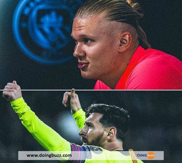 Erling Haaland sur Lionel Messi : il est le plus grand joueur de…..