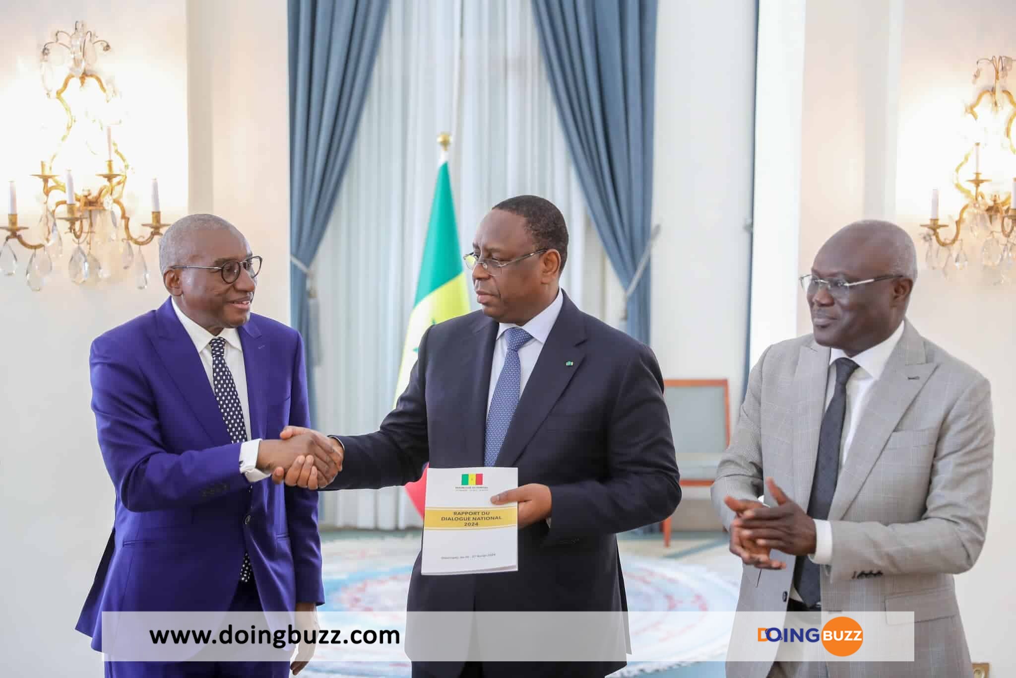 Macky Sall : Le Président Sénégalais Reçoit Les Recommandations Du Dialogue National