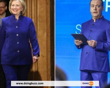 Une Vidéo De Dmitri Medvedev « Portant Un Costume » D&Rsquo;Hillary Clinton Amuse La Toile