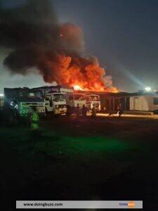 Togo : Incendie Majeur Au Port Autonome De Lomé (Vidéo)