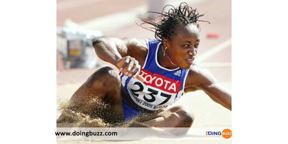 Eunice Barber Of France Competes During The Women S Long Jump Qualification Round At The 10Th Iaaf World Athletics Championships In Helsinki 09 August 2005 Afp Adrian Dennis 1360086335