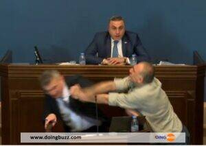 Grosse Bagarre Au Parlement : Un Député Reçoit Un Coup De Poing Au Visage En Plein Débat (Vidéo)