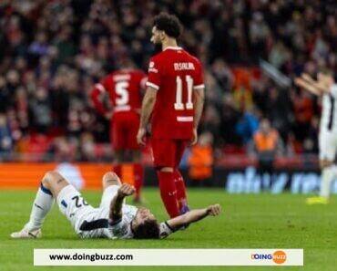 Liverpool S&Rsquo;Incline À Anfield En Quarts De Finale Aller, Mohamed Salah Décu !