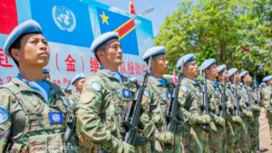 Les Casques Bleus Chinois Quittent La Rdc