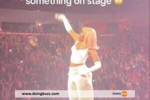 Nicki Minaj : Un Fan Lui Lance Un Objet Sur Scène, Voici Sa Réaction Étonnante (Vidéo)
