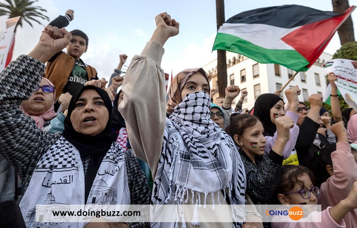 20231023 Img Au Maroc La Cause Palestinienne Rallume La Flamme Contestataire