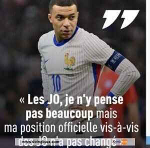 Kylian Mbappé Fait Des Clarifications Sur Sa Participation Aux Jo !