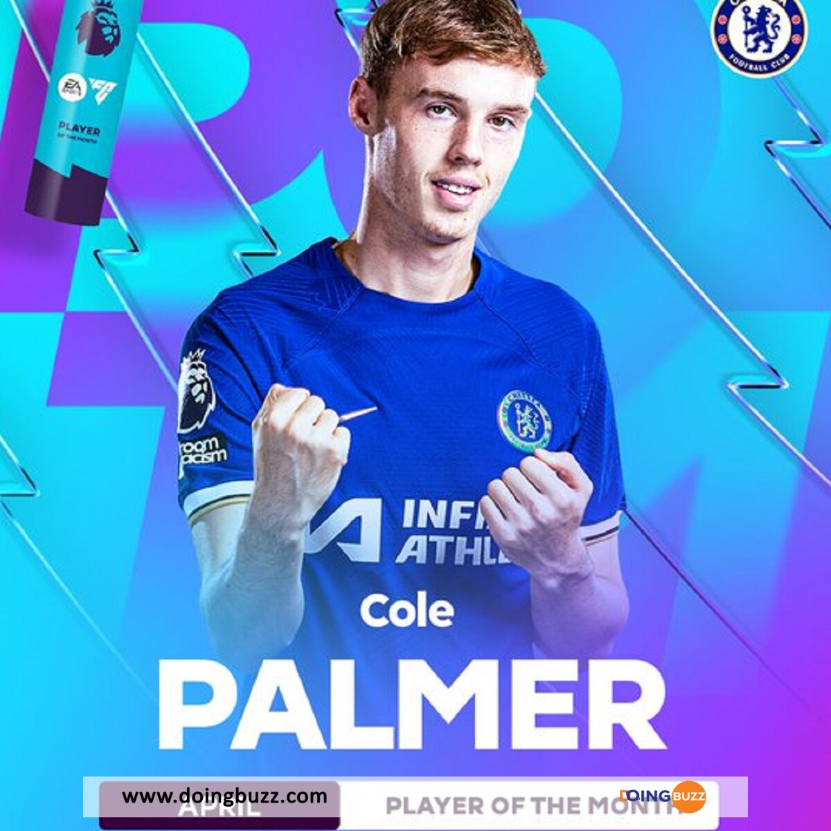 Premier League : Cole Palmer A Été Élu Joueur Du Mois D’avril !
