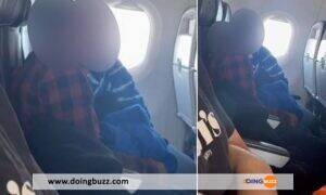 Un Couple Surpris En Plein Rapport S3Xuel Lors D&Rsquo;Un Vol En Avion (Video)