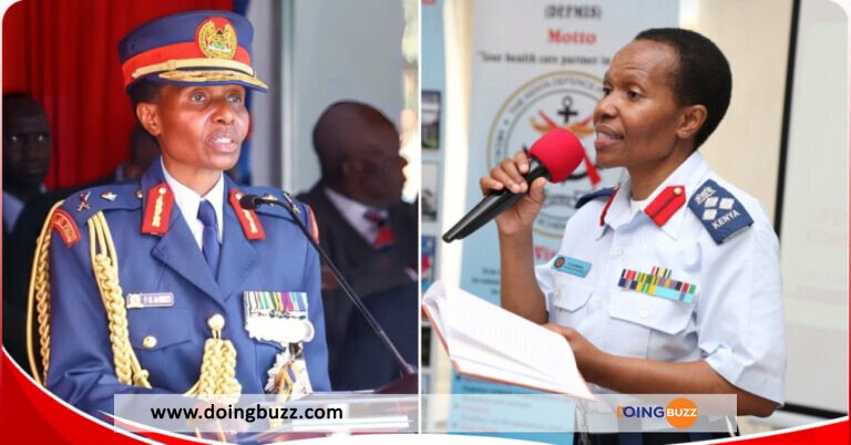 Le Kenya se dote de la première femme commandant l&rsquo;armée de l&rsquo;air