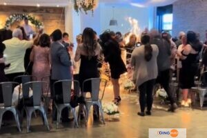 La Robe De La Mariée Prend Feu Dans L&Rsquo;Allée Du Mariage (Video)