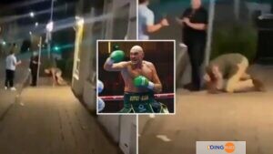 Tyson Fury : Ivre Mort, Le Boxeur S&Rsquo;Effondre Au Sol Après Avoir Beaucoup Bu (Video)