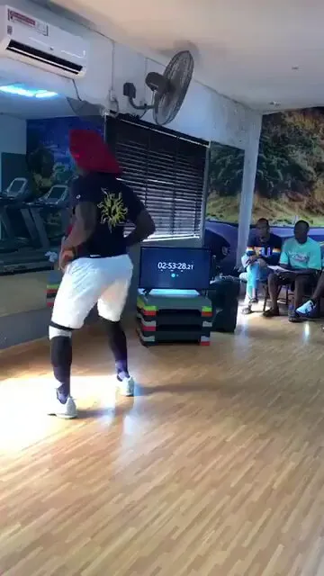 Babajide Isreal Adebanjo During His Twerking Gwr Attempt