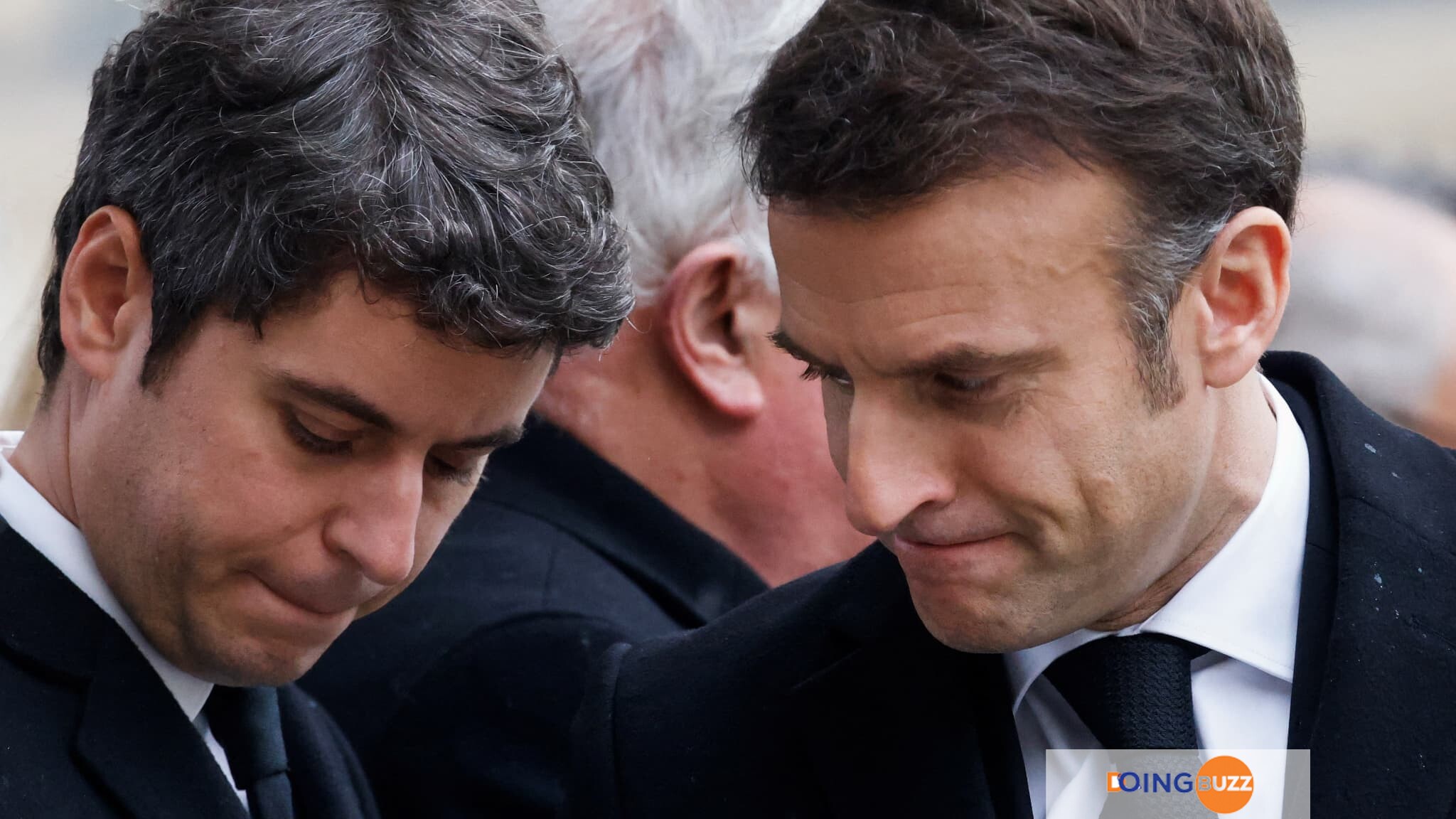 Gabriel Attal Et Emmanuel Macron Le 14 Fevrier 2024 A Paris 1809303