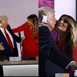 Donald Trump Donne Un Baiser Tendre À Sa Femme Melania (Vidéo)