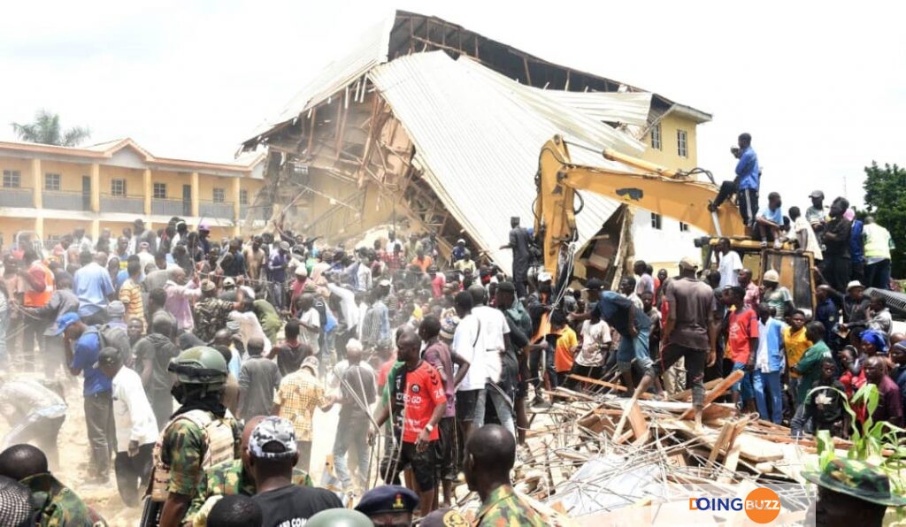 Pic 8 Collapsed School Building In Jos 1024X596 1