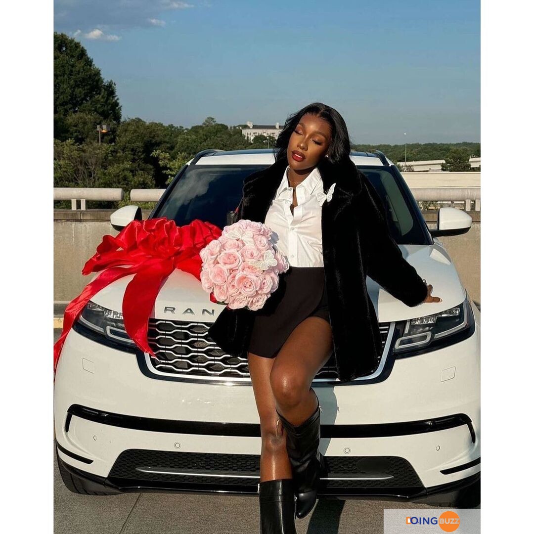 Singer @Iamkingrudy Gifts Wife Ivy Ifeoma A Range Rover Suv As Push Gift. Pulsecelebs 1