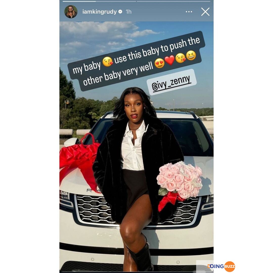 Singer @Iamkingrudy Gifts Wife Ivy Ifeoma A Range Rover Suv As Push Gift. Pulsecelebs