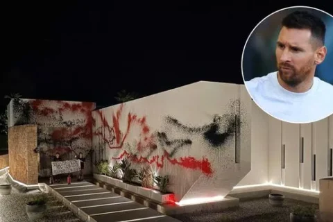 Lionel Messi, Résidence Vandalisée,