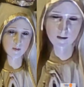 « Miracle » : Une Statue De La Vierge Marie Surprise En Train De Cligner Des Yeux (Video)