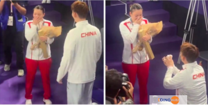 Jo De Paris 2024 : Demande En Mariage De L&Rsquo;Olympien Chinois Liu Yuchen (Video)