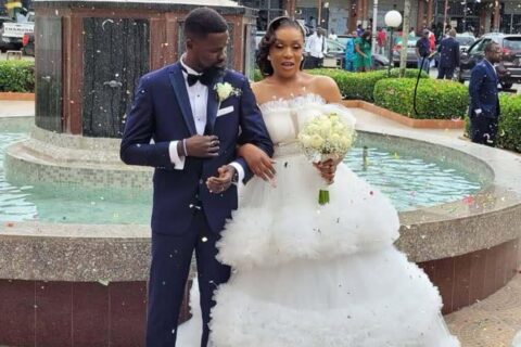 Emmanuel Eboué, Images,Mariage Civil, Stéphanie Boede