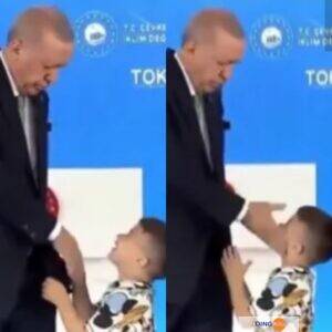 Turquie : Le Président Erdogan Gifle Un Enfant Qui Ne Lui A Pas Embrassé La Main (Video)