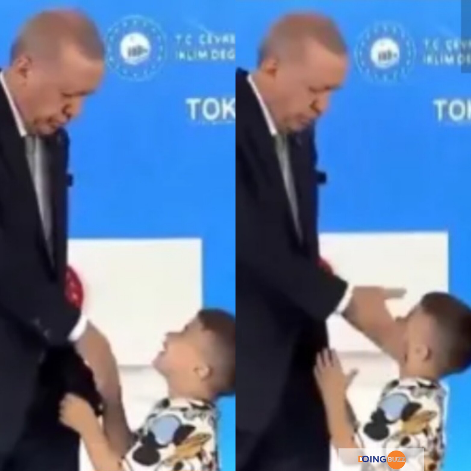 Turquie, Président, Erdogan, Gifle Enfant