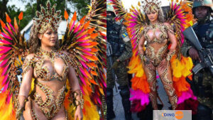 Barbados Crop Over Festival 2024 : Rihanna Brille Dans Un Costume Extraordinaire (Video)